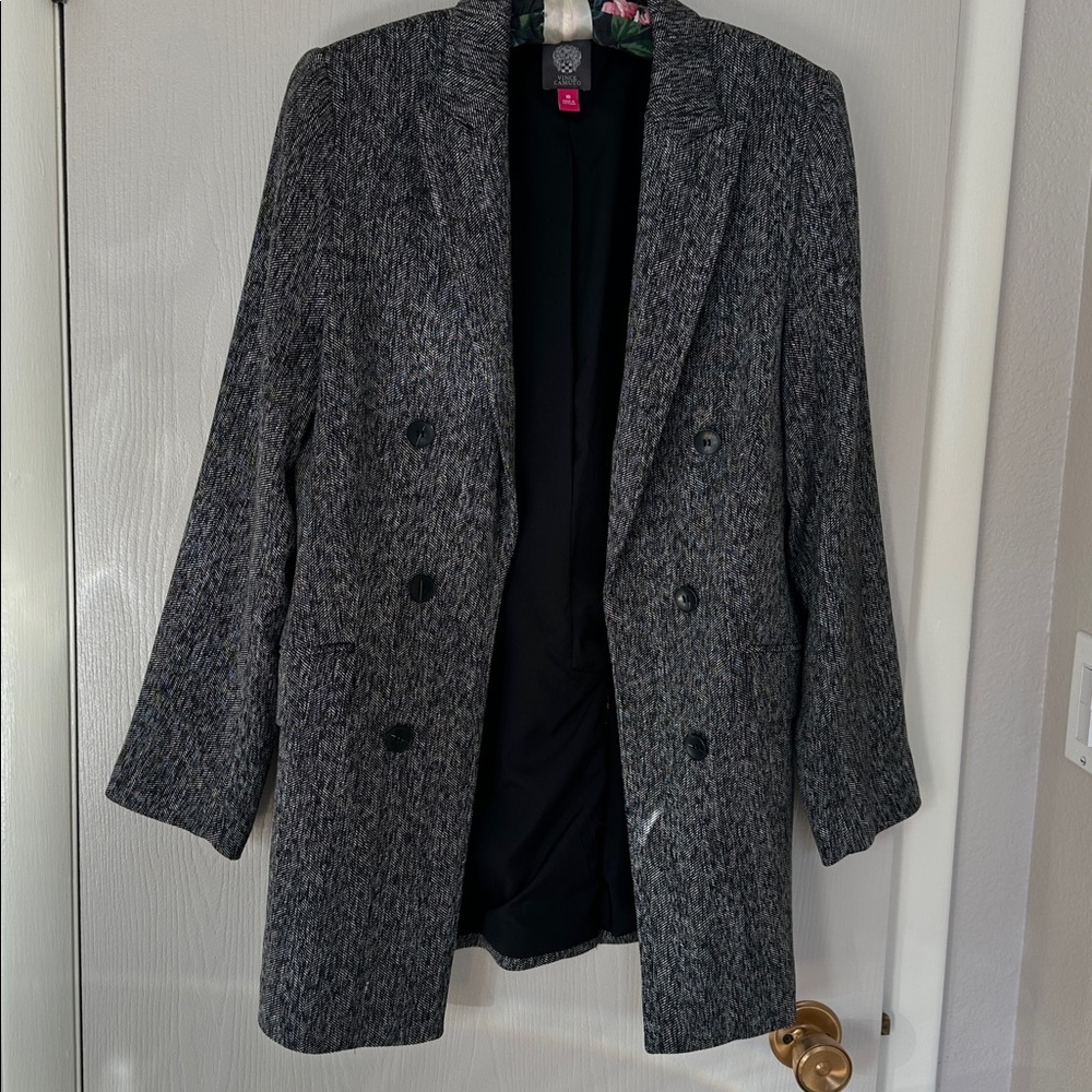 Vince Camuto Black and Gray Blazer